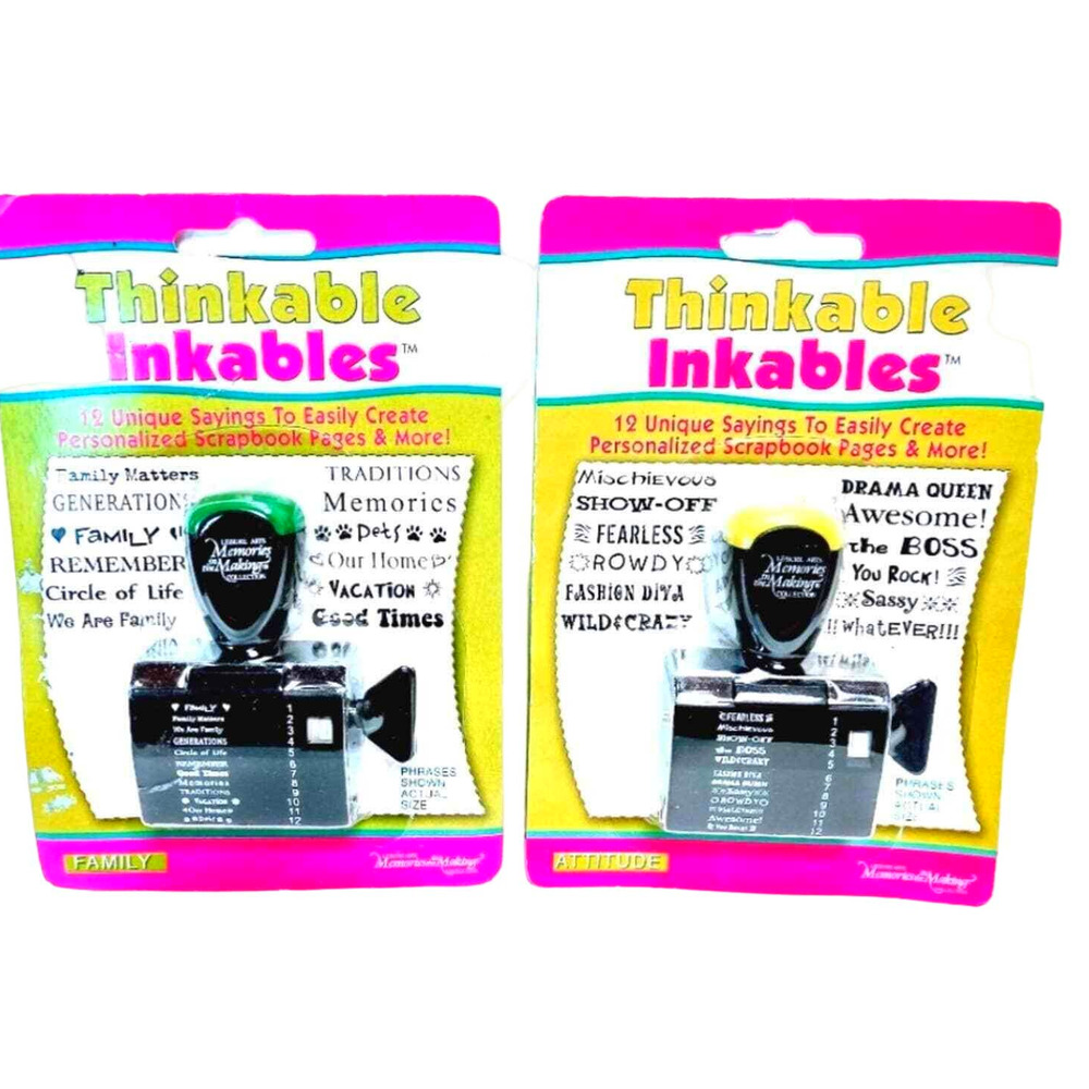 Thinkable Inkables Stampers tools for Scrapbooking and Crafting